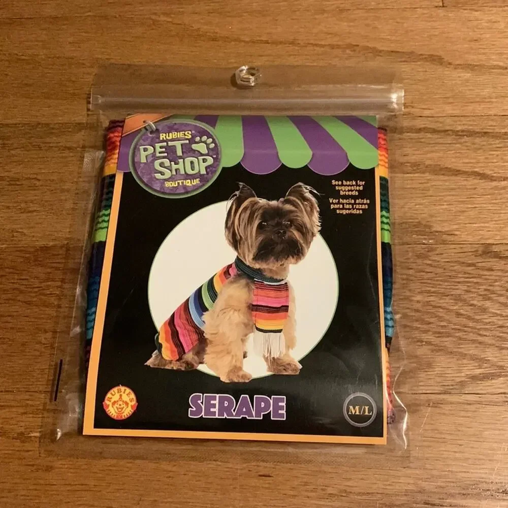 Rubies Pet Shop Boutique‎ Serape Mexican Dog Costume
